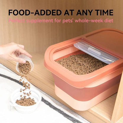 13/33LB Collapsible Cat Dog Food Storage