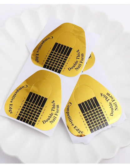 French Nail Form Tips – Acrylic UV Gel Extension Guide Stickers