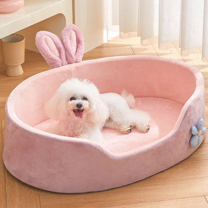 Detachable Washable Pet Bed – Soft 4-Season Bed for Cats & Dogs