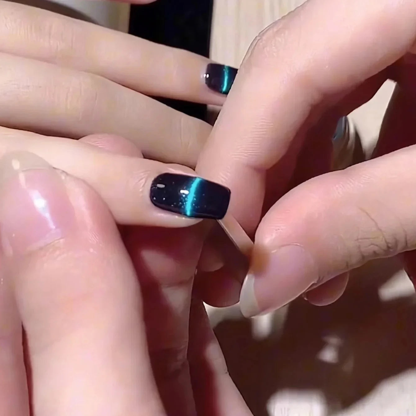 3D Cat Eye Magnetic Nail Art Strip Stick for Gel Polish Design