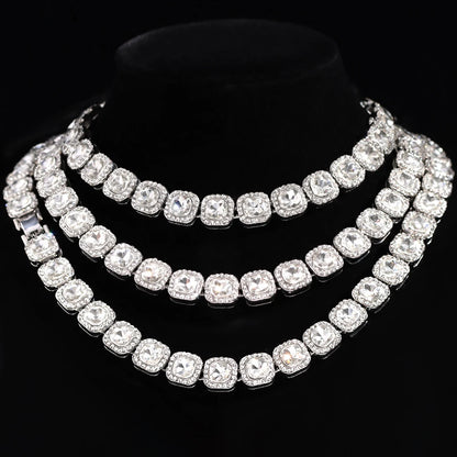 Hip Hop Iced Out Cuban Link Chain Necklace – Gold & Silver Men’s Gift