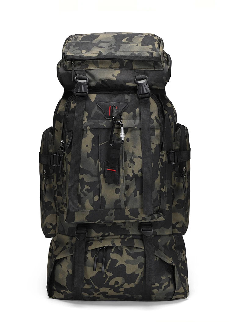 80L Large Capacity Waterproof Camouflage Outdoor Backpack