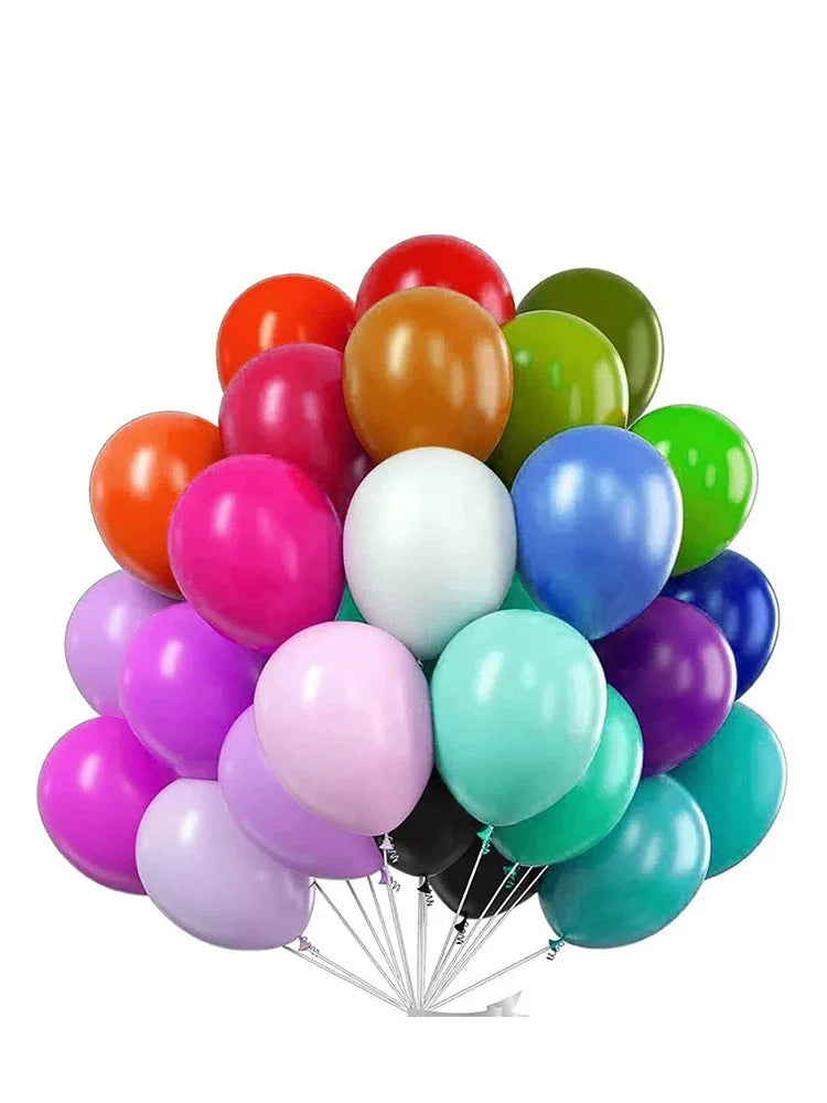 10–100pcs Pearl Latex Balloons – Party & Baby Shower Decor