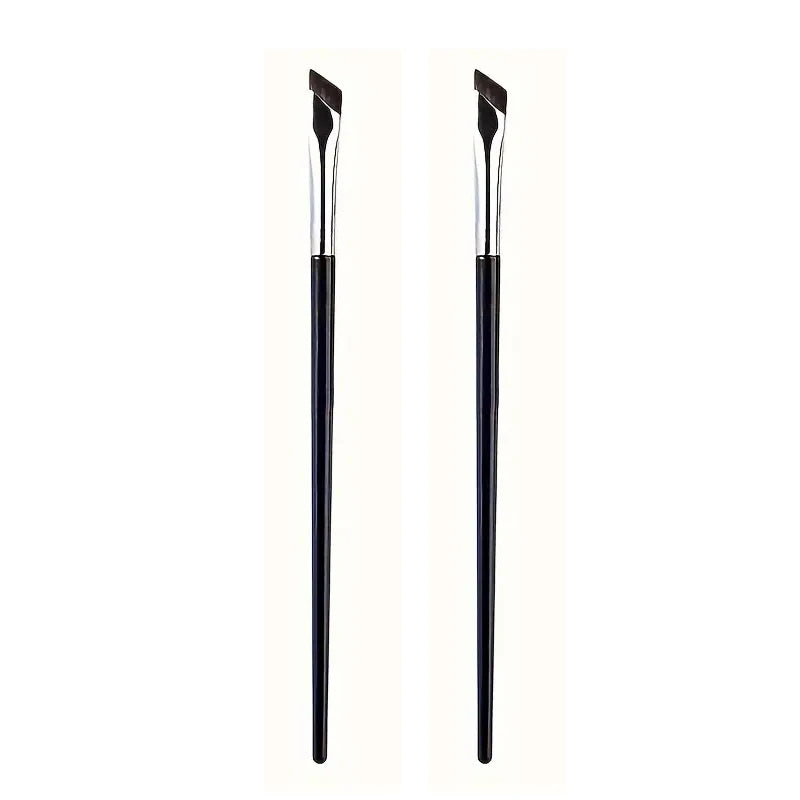 2/5Pc Ultra-Thin Eyeliner & Brow Brush Set – Precise Makeup Tools