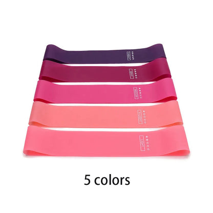 5PCS Resistance Bands Set – Elastic Fitness Bands for Yoga & Workout