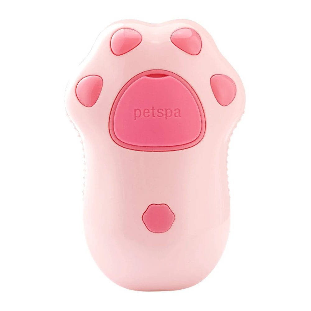 Pet Steam Brush with Massage & Water Spray – Grooming for Cats & Dogs
