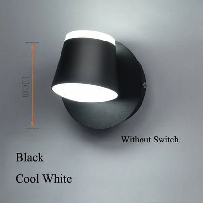 Indoor 8W LED Rotating Wall Light – Ceiling Mounted Reading Lamp