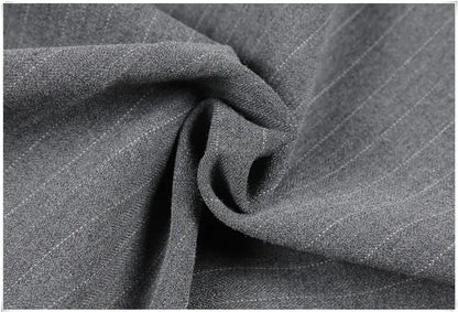 Cartmela Men’s Black Striped Suit Pants