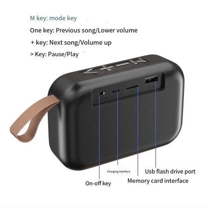 Portable Bluetooth 5.0 Outdoor Speaker Mini Wireless Stereo Sound Box