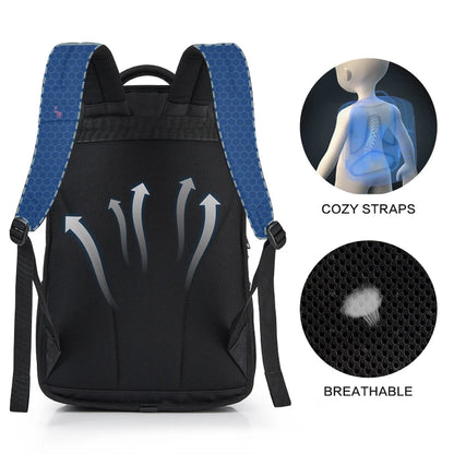Men’s Oxford Laptop Backpack – Waterproof Large Capacity Bag