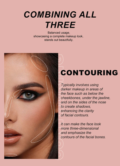 Air Cushion Blusher & High Gloss Stick – 6-Color Liquid Makeup Rouge