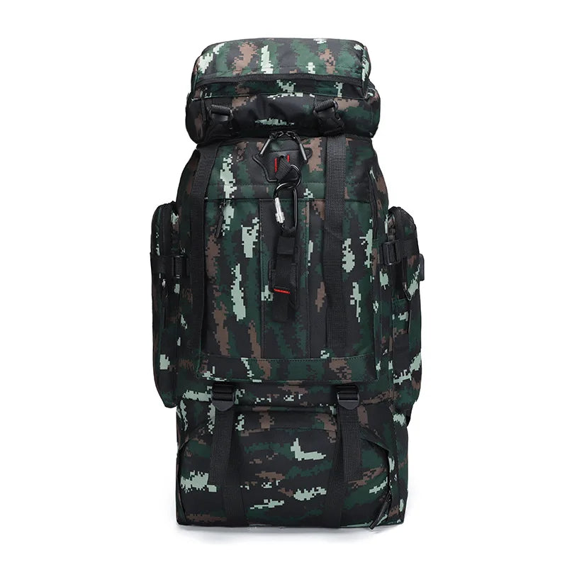 80L Large Capacity Waterproof Camouflage Outdoor Backpack