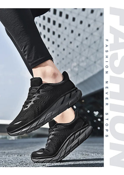 Men's Running Shoes – Cushioned Outdoor Sports Sneakers