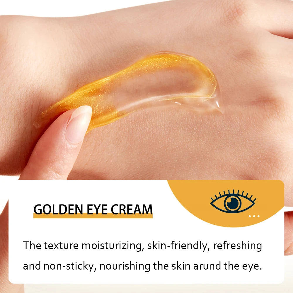 24K Gold Niacinamide Skincare Set – Serum & Eye Cream Kit
