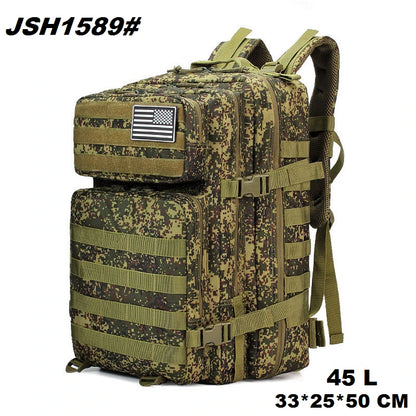 Tactical Backpack – Small Gym, Travel & Hiking Bag with Molle System