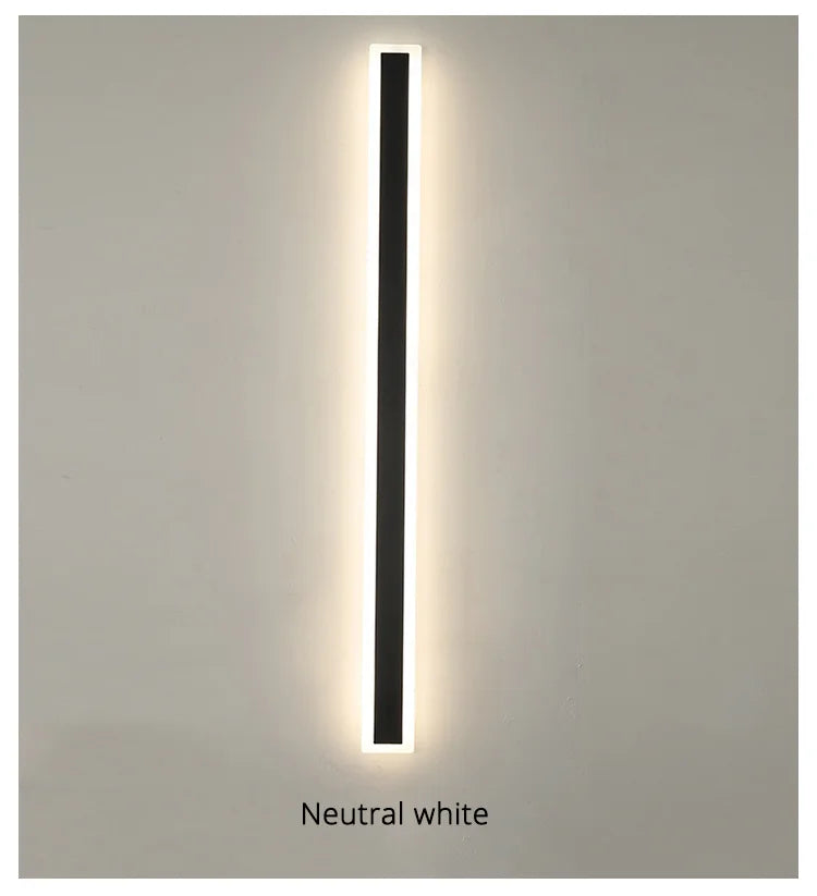 Outdoor Waterproof LED Wall Lights with Remote – Modern Dimmable