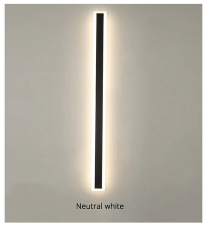Outdoor Waterproof LED Wall Lights with Remote – Modern Dimmable