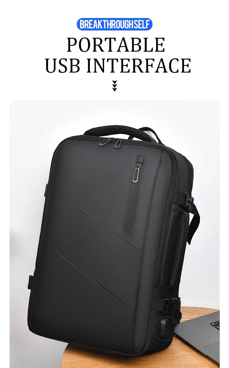 Cartmela 18-inch Men’s Business Laptop Backpack