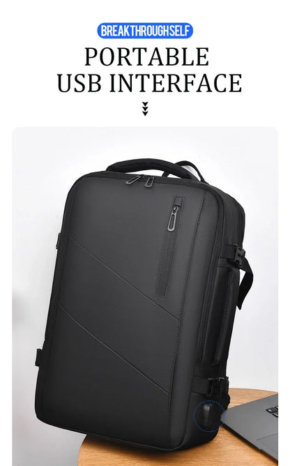 Cartmela 18-inch Men’s Business Laptop Backpack