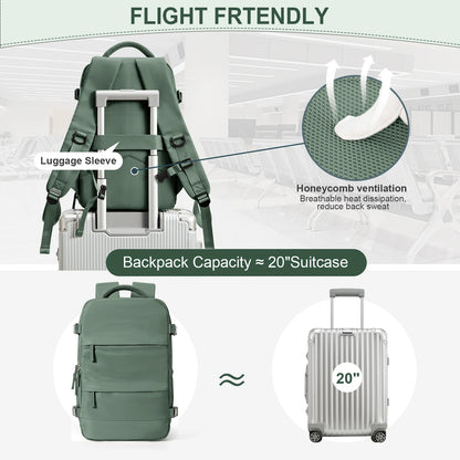 Cartmela Cabin Backpack 40x20x25 – Travel Hand Luggage for Men & Women