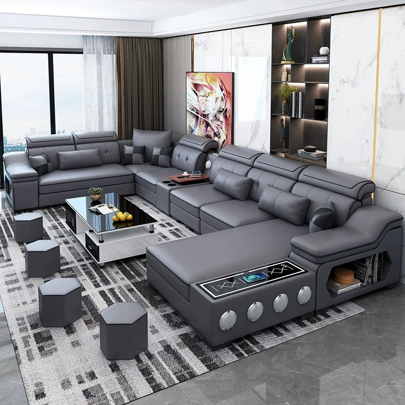 Cartmela Modern Sectional Sofa with Chaise Lounge