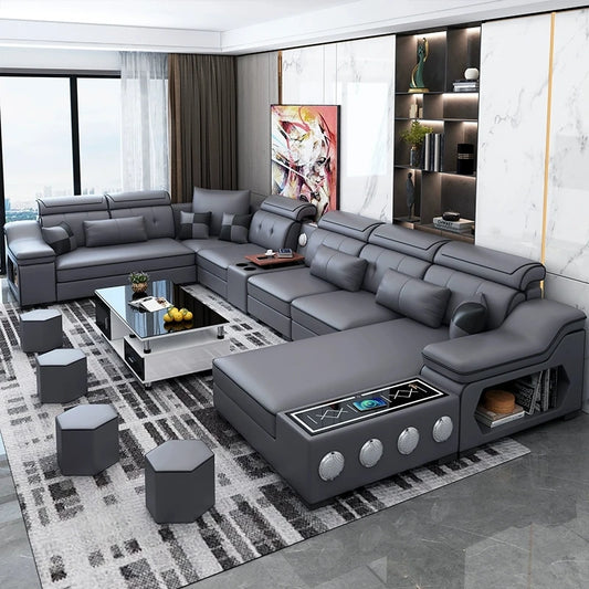 Cartmela Modern Sectional Sofa with Chaise Lounge