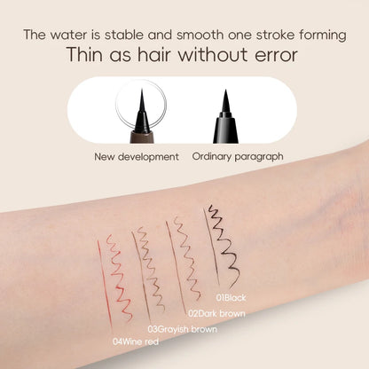 Waterproof Fine Tip Eyeliner Pen–Quick-Dry, Smudge-Proof for Beginners