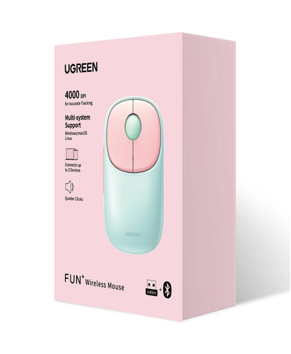 Wireless Bluetooth 5.0 Mouse – 4000 DPI Rechargeable for Laptop