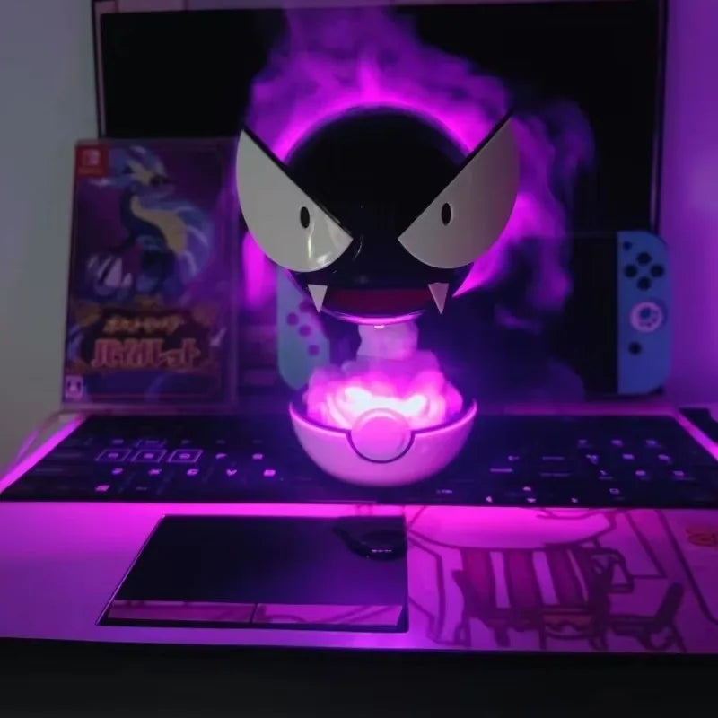 Gastly Pokémon Humidifier – LED Air Purifier & Desktop Spray Decor