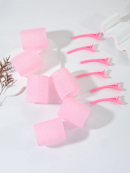 12pcs Self-Adhesive Hair Curlers & Bangs Clips for Styling Wigs