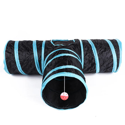Cat S-Tunnel Foldable Toy – Indoor Fun for Curious Cats