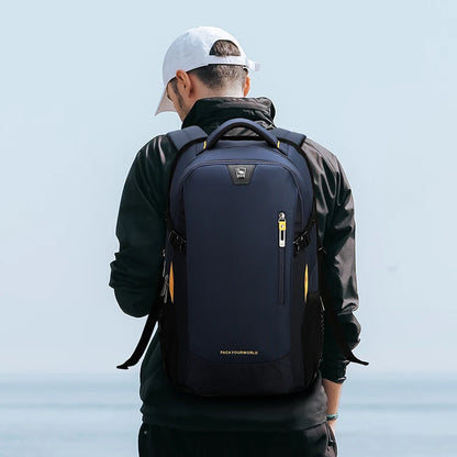 Men’s Oxford Laptop Backpack – Waterproof Large Capacity Bag