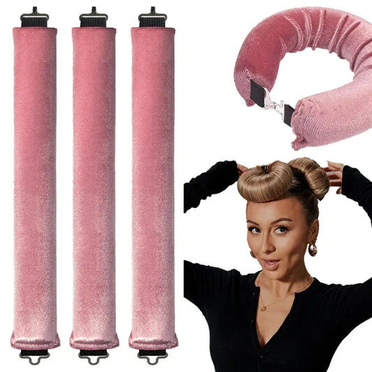 Heatless Hair Curlers – Foam Rollers for No-Heat Overnight Curls