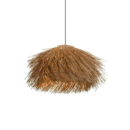 Retro Hand-Woven Rattan LED Chandeliers – Pendant Lights 40–80cm