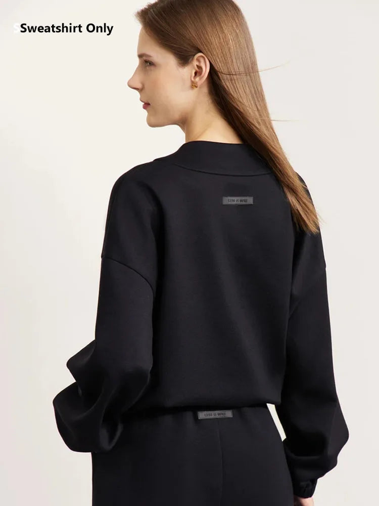 Women’s Loose Sweatshirt & Straight Leg Pants – Spring Casual Set