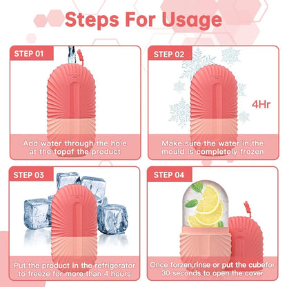 Silicone Ice Face Roller – Puffiness & Pore-Reducing Facial Tool