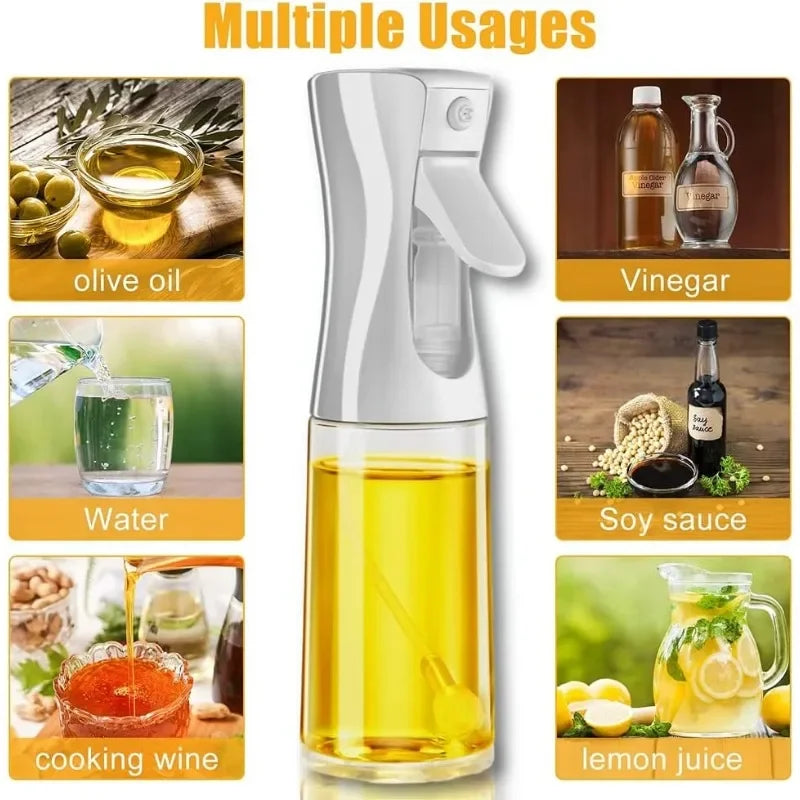 Olive Oil Dispenser Bottle Spray Mist – Reusable Food Grade Cooking Sprayer