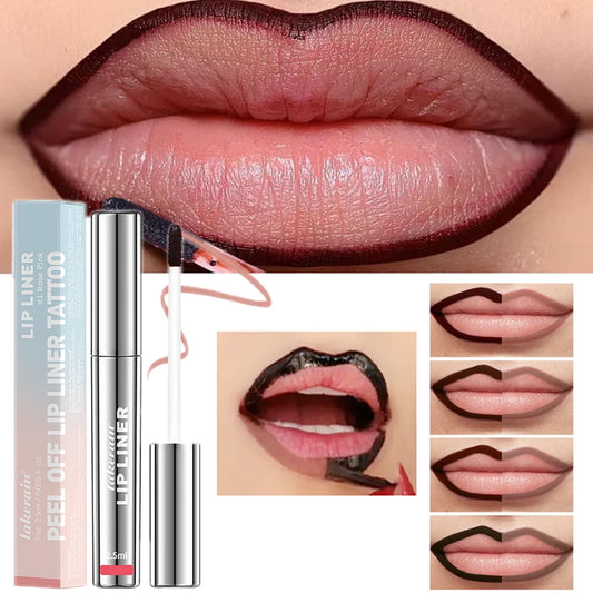 Peel-Off Lip Tint – Waterproof Matte Lip Stain & Contour Liner