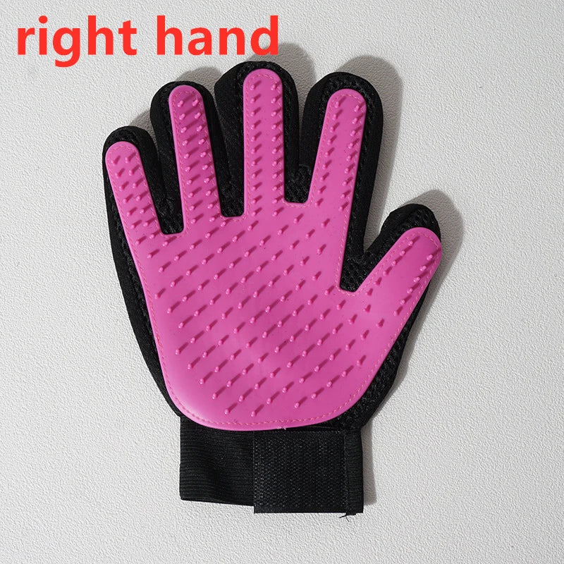 Pet Grooming Glove – Deshedding Brush & Bath Massage Tool for Cats & Dogs