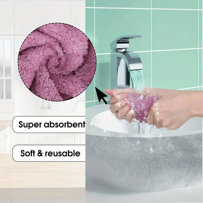 10pcs Microfiber Dish Cloths – Double-Sided Cleaning Rags for Kitchen