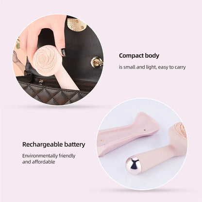 Electric Silicone Facial Cleansing Brush – Waterproof Beauty Tool