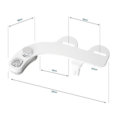 Cartmela Non-Electric Dual Nozzle Bidet Attachment
