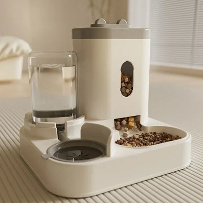 Automatic Pet Feeder & Water Dispenser – Food & Water Station