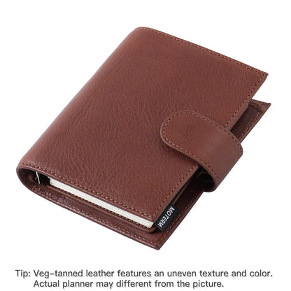 Pocket Size Rings Planner – Full Grain Vegetable Tanned Leather