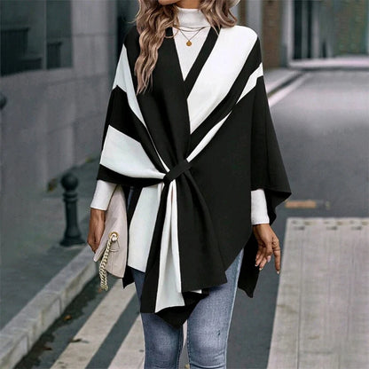 2024 Luxury Winter Poncho for Women – Warm Fashion Shawl Wrap