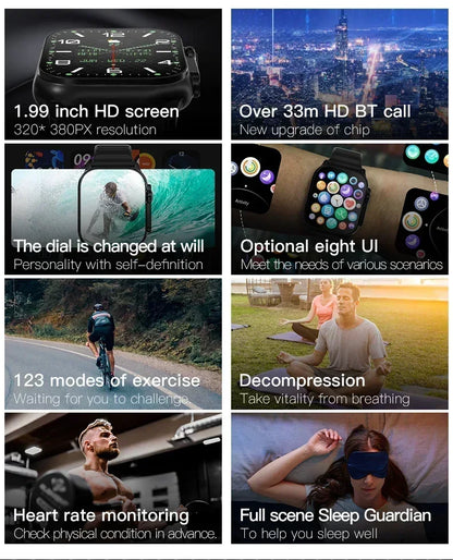 Smartwatch T900 U2 Bluetooth Call 49mm