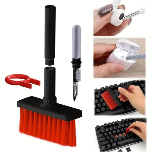 5-in-1 Keyboard & Earbud Cleaning Kit – Brush, Keycap Puller & More