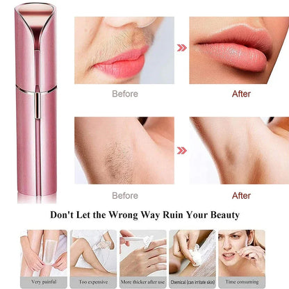Electric Facial Hair Remover &amp; Eyebrow Trimmer for Women
