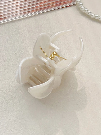 2 Pcs Marble Flower Hair Claw Clips – Cute Beach Hair Accessories