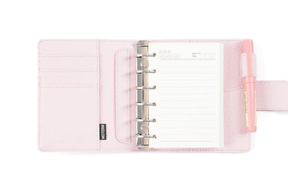 Elite Pocket A7 Rings Planner Cover – Pebbled Grain Leather, 25mm Rings